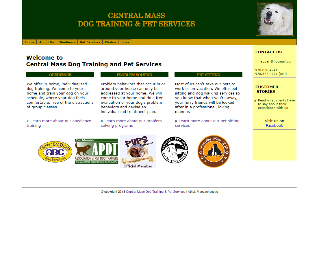 Central Mass Dog Training image 1